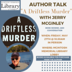 Author Talk A Driftless Murder